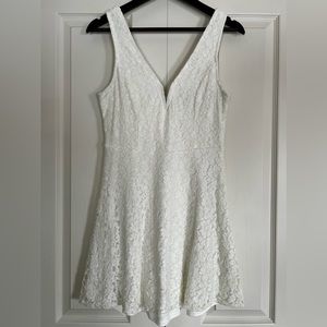 Lulu’s White Lace Mini Dress
